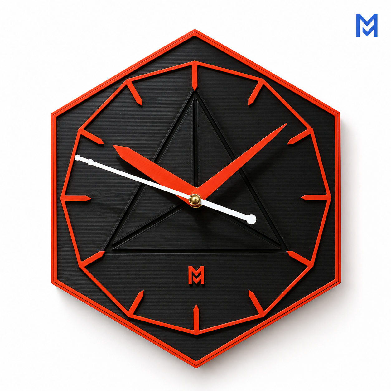 MM Prismhex Wall Clock